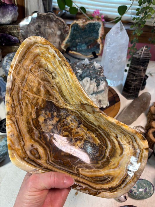 Aragonite Bowl - Morocco