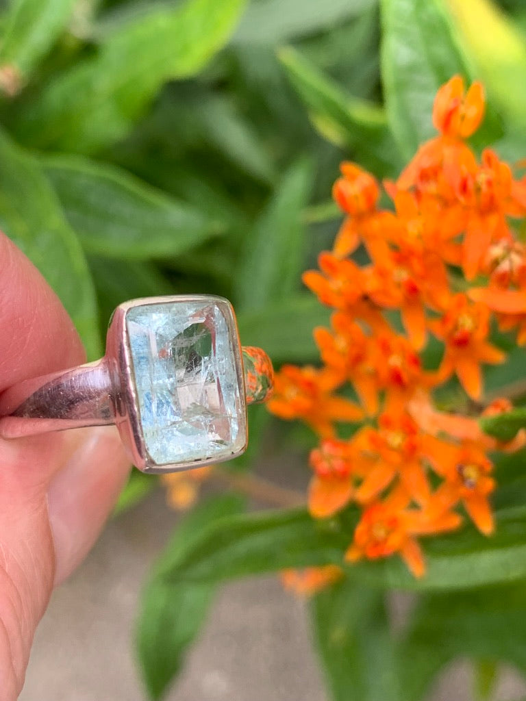 Aquamarine Ring size 10