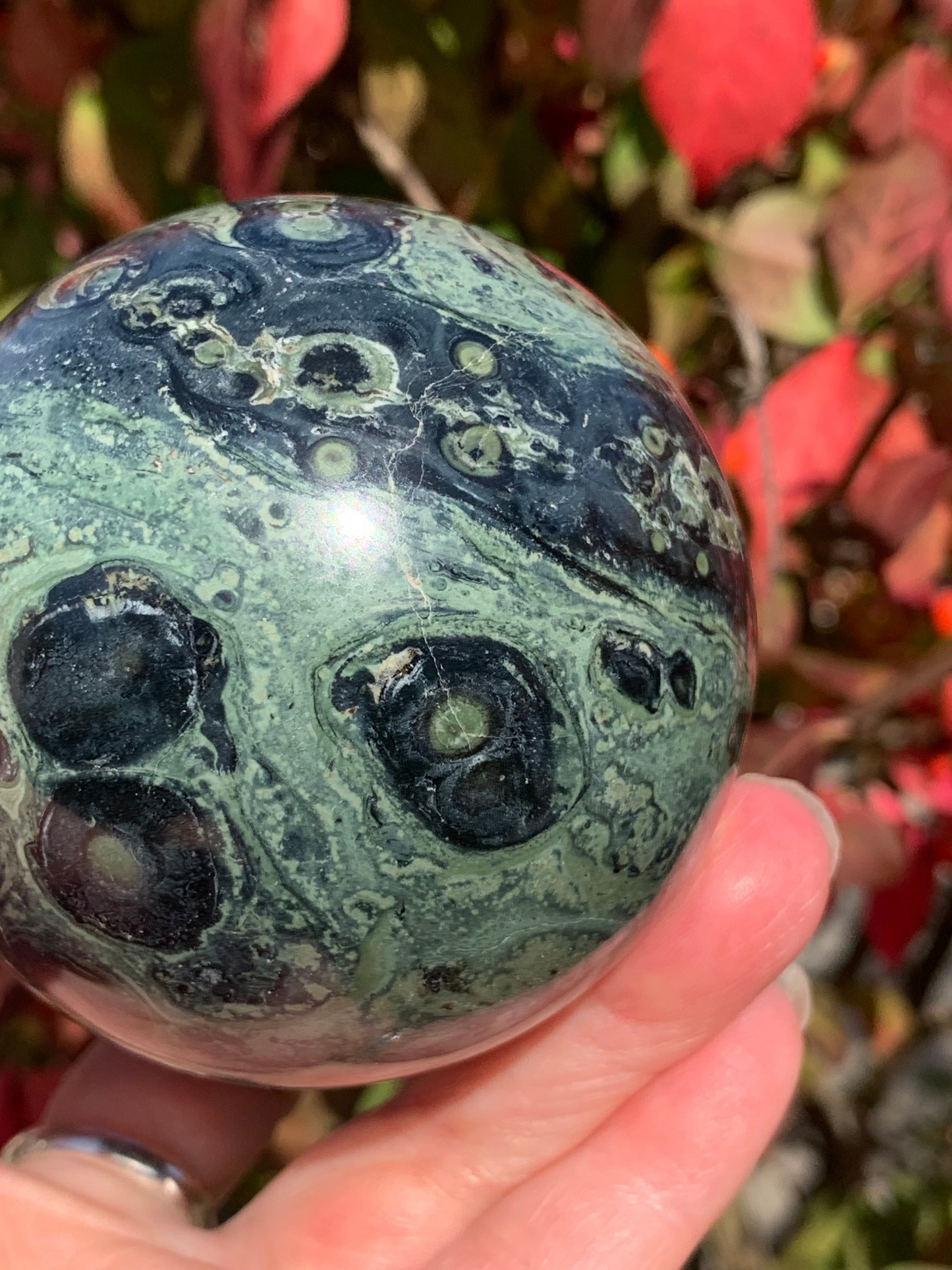 Kambaba Jasper sphere - Madagascar