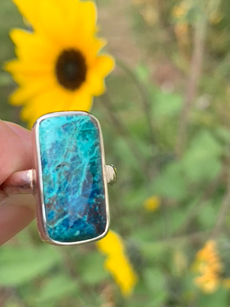 Shattuckite Ring size 5.5