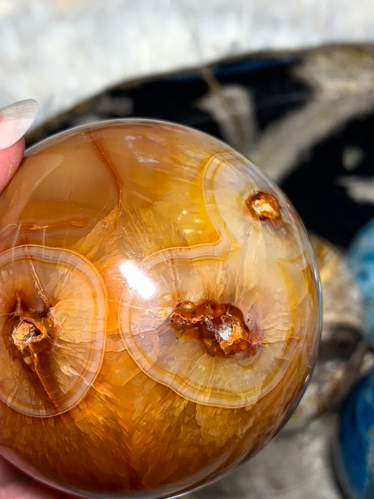 Carnelian Sphere - Madagascar