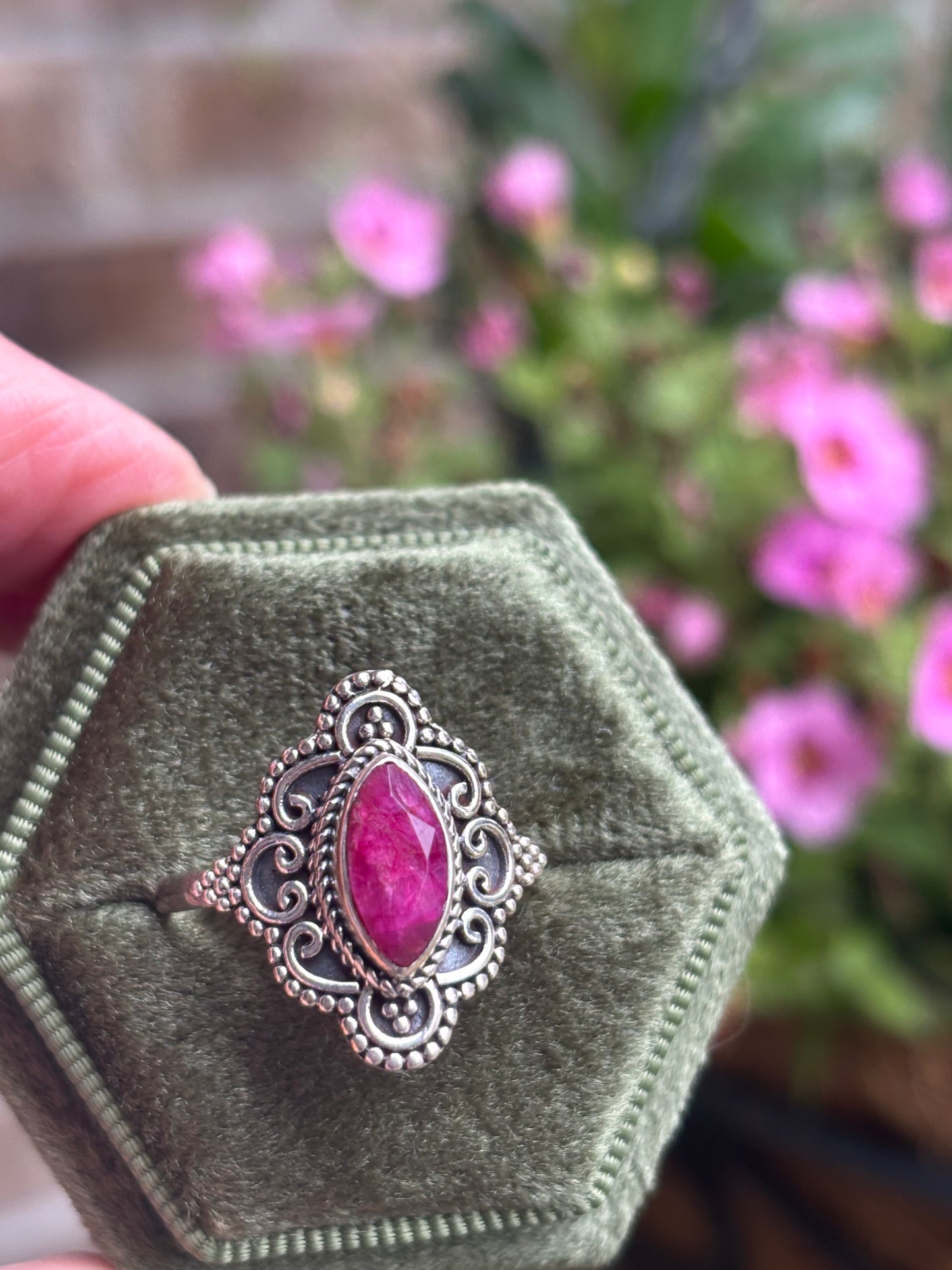 Ruby Ring size 9 - Nepal