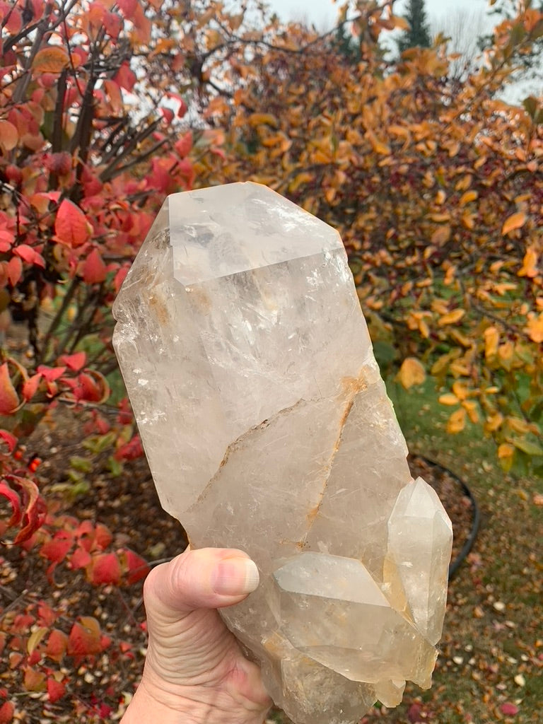 Smokey Lemurian Quartz Point