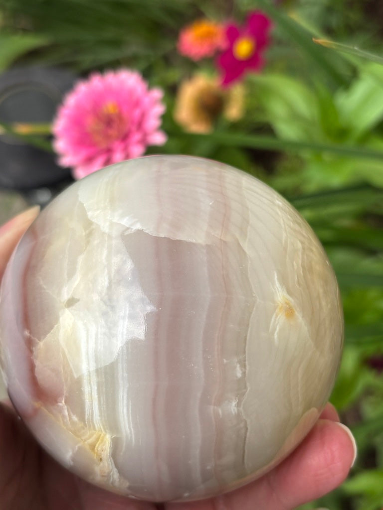 Watermelon Calcite - Sphere - Pakistan