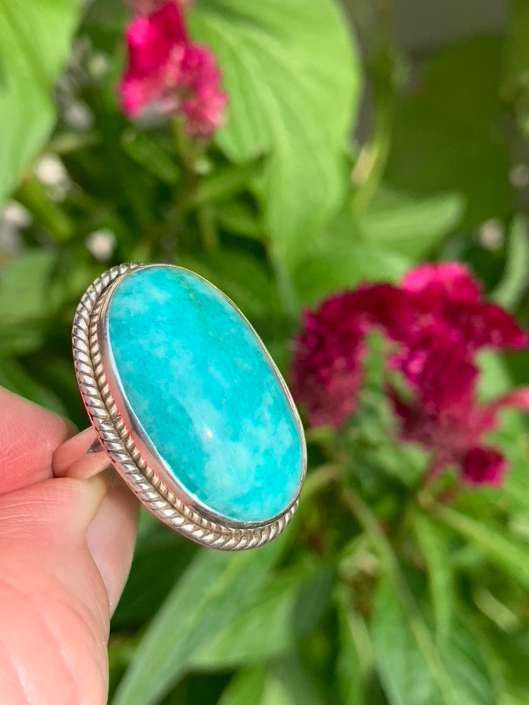 Amazonite Ring size 8.5