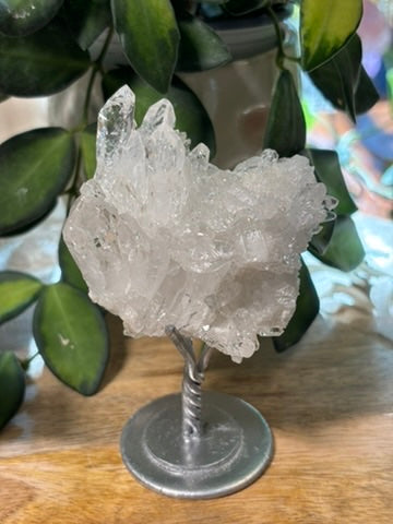 Mini Quartz Cluster on stand - Brazil