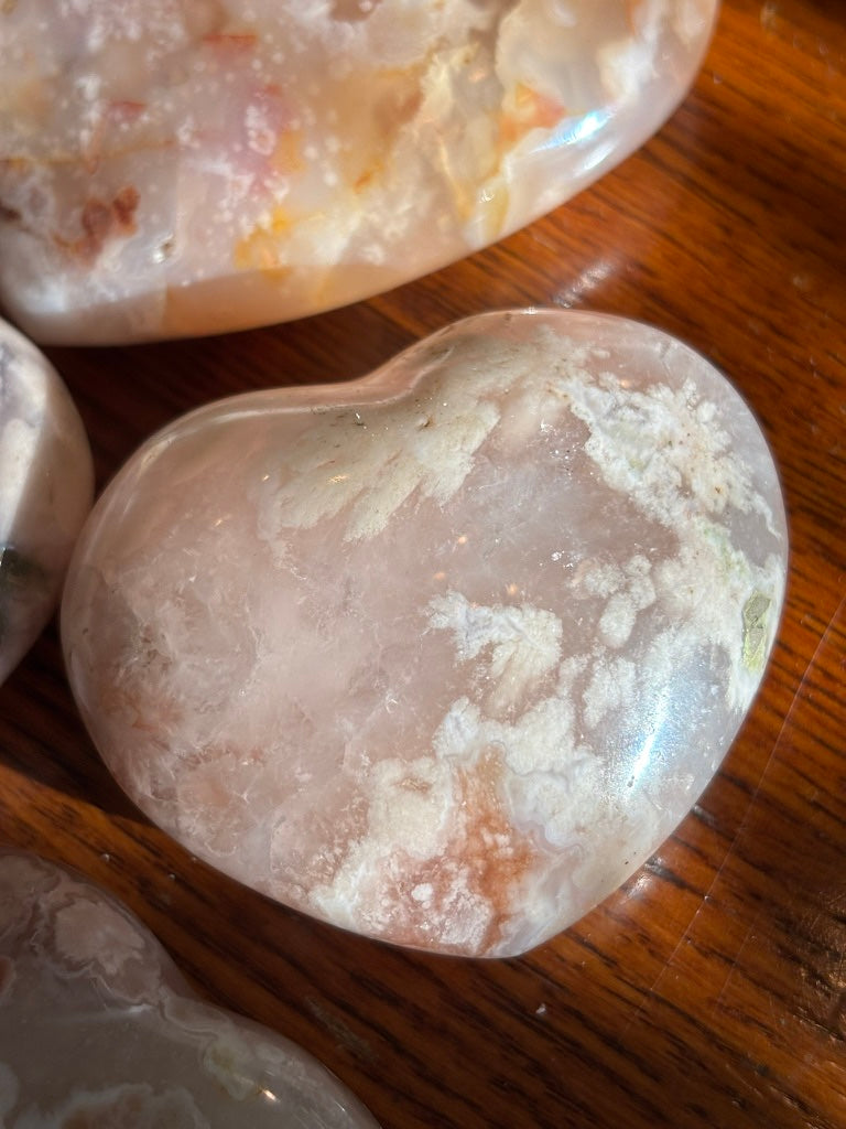 Flower Agate - Heart | Madagascar