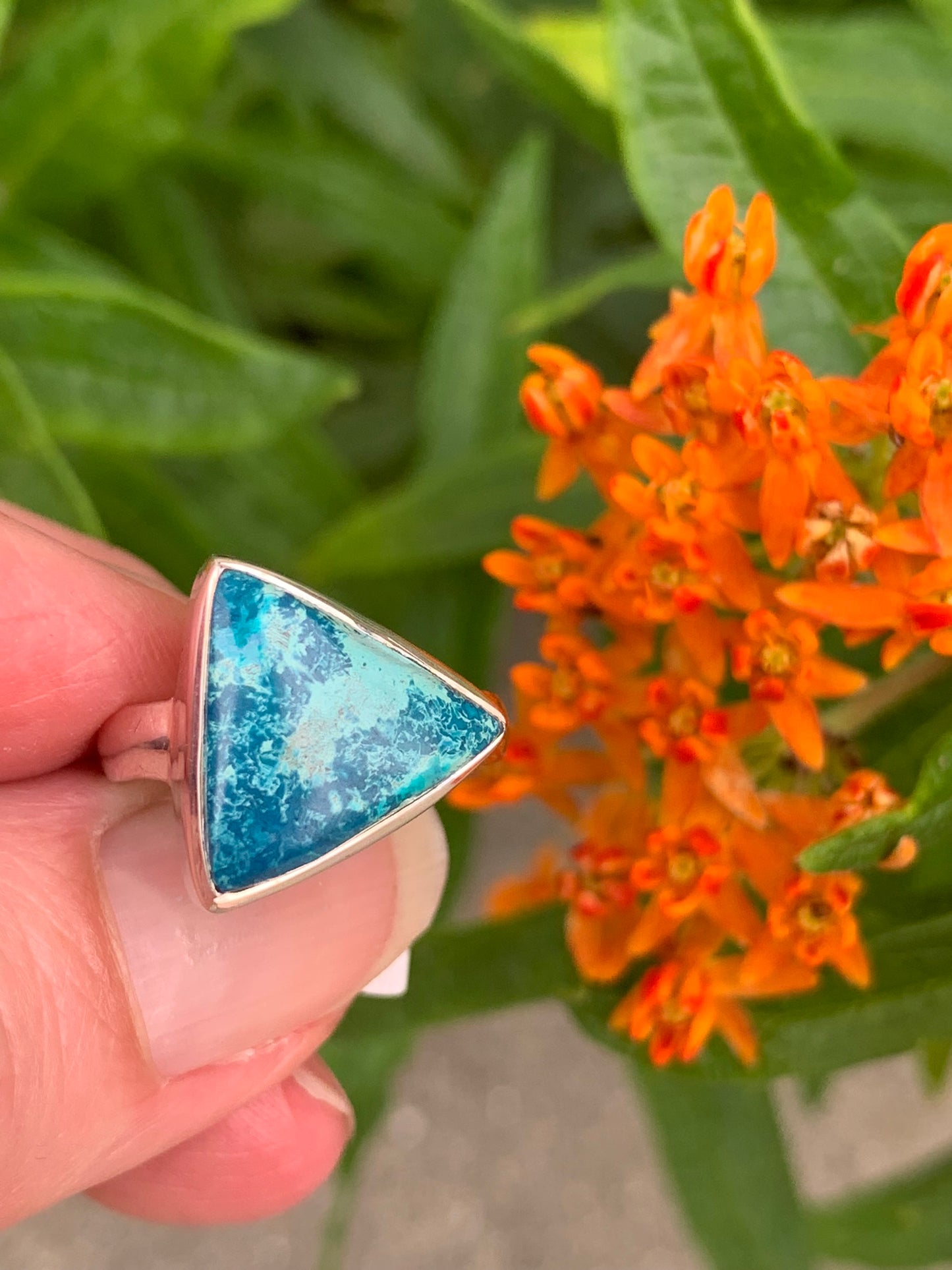 Shattuckite Ring size 6.5