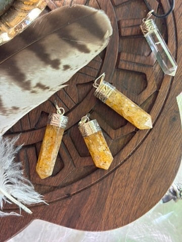 Golden Healer Quartz pendant