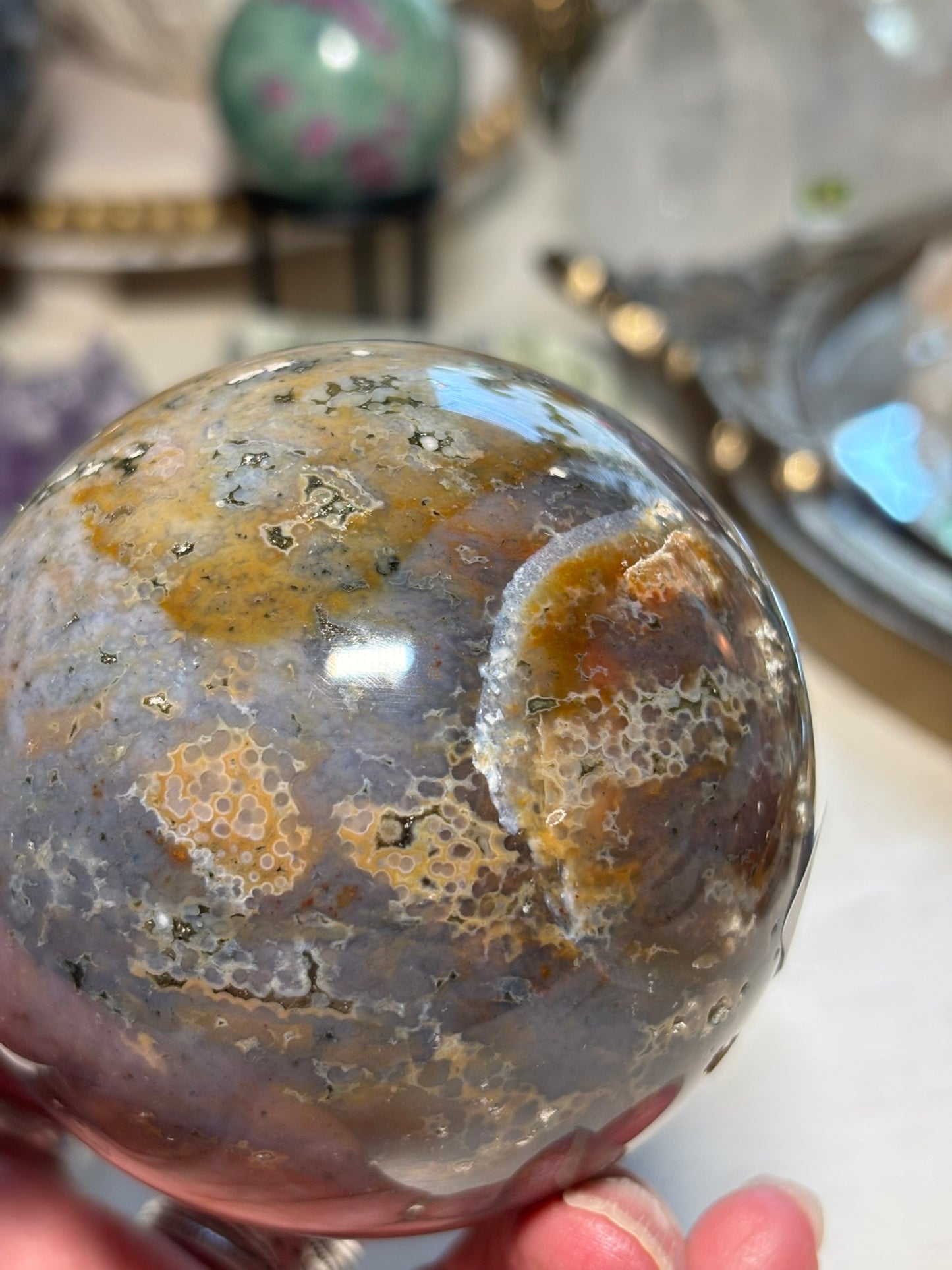 Sea Jasper Sphere - Madagascar