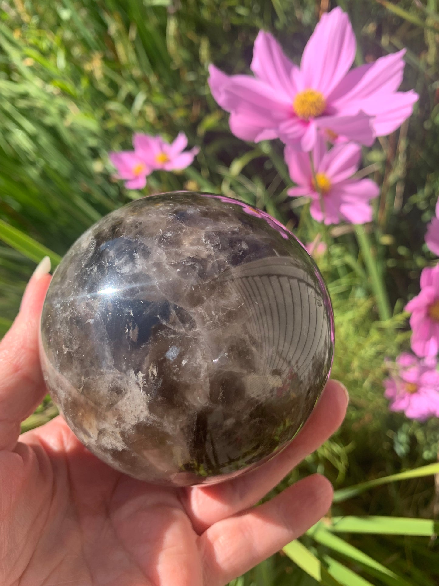 Smokey Quartz Sphere - Madagascar