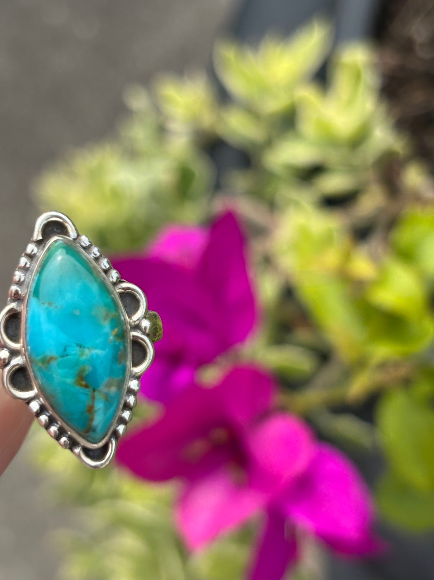 Turquoise Ring size 8