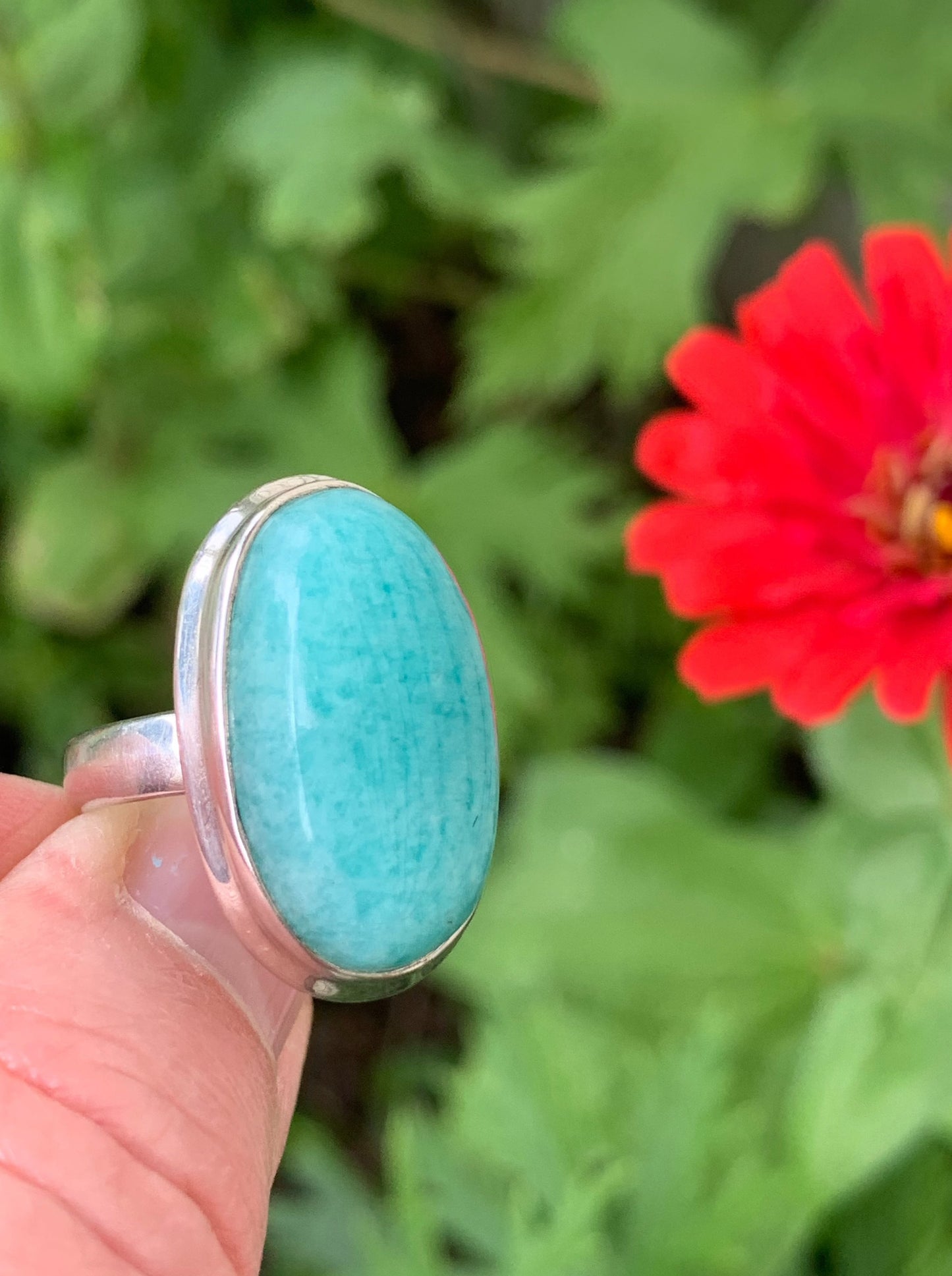 Amazonite Ring size 7