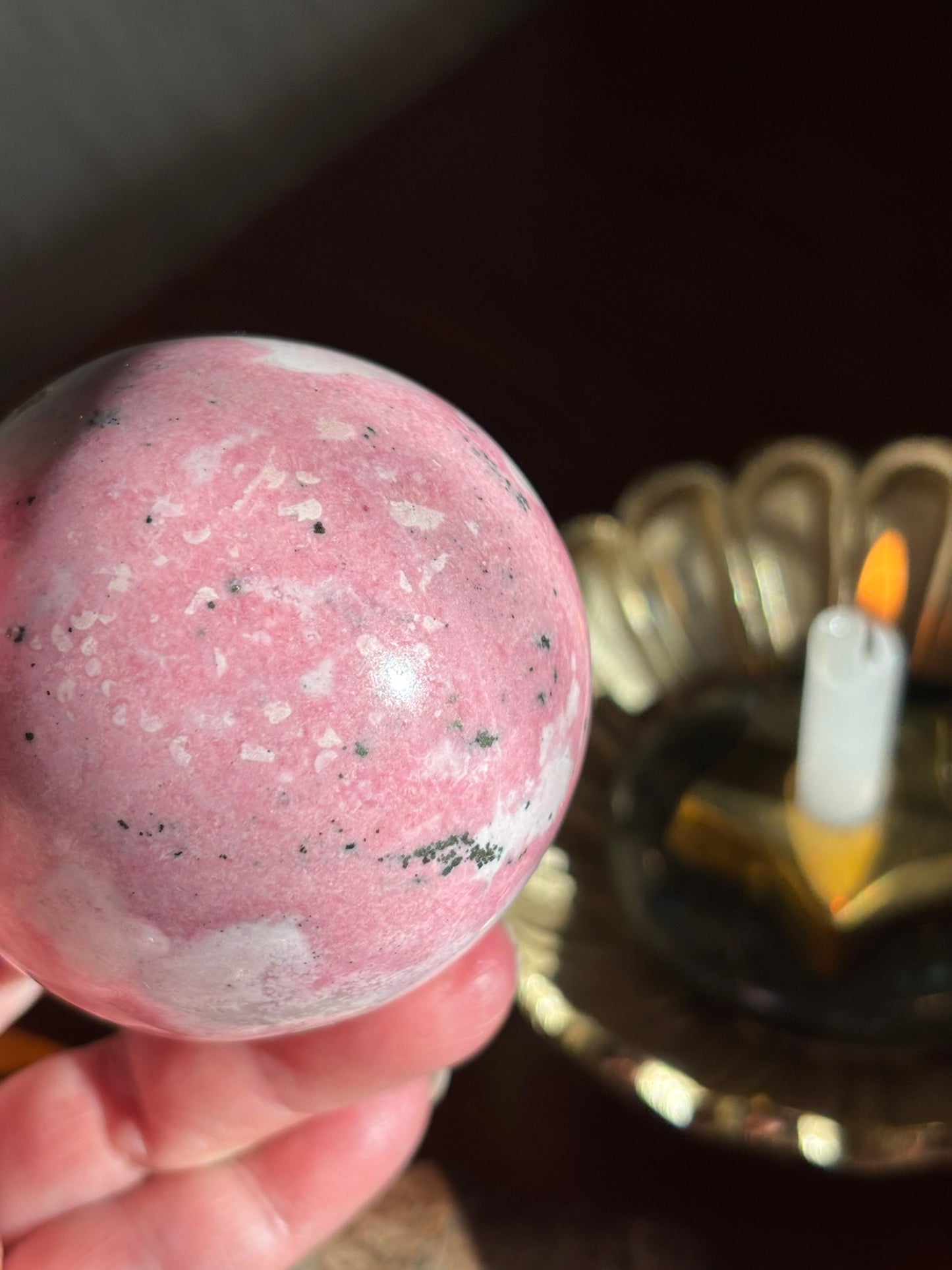 Rhodonite Sphere - Peru