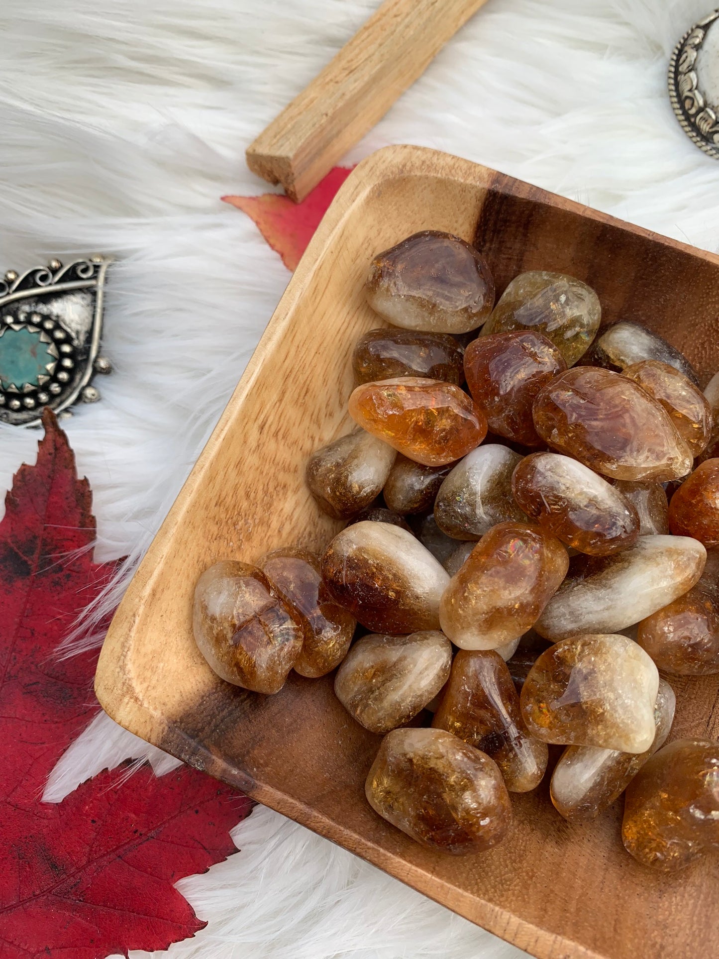 Cognac Citrine | Golden Amethyst - Tumble | Brazil