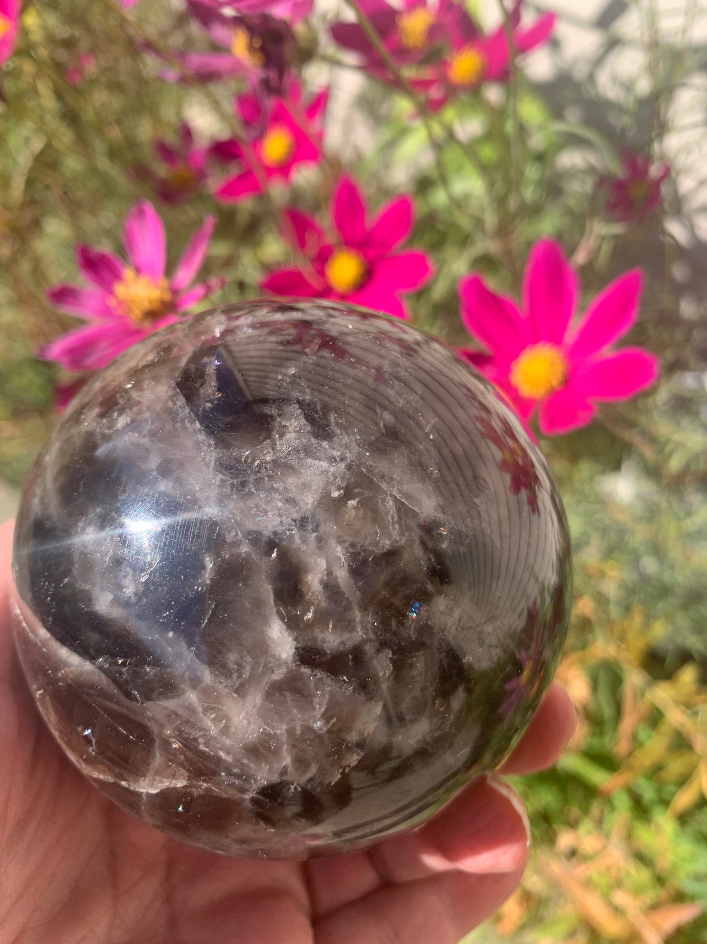 Smokey Quartz Sphere - Madagascar