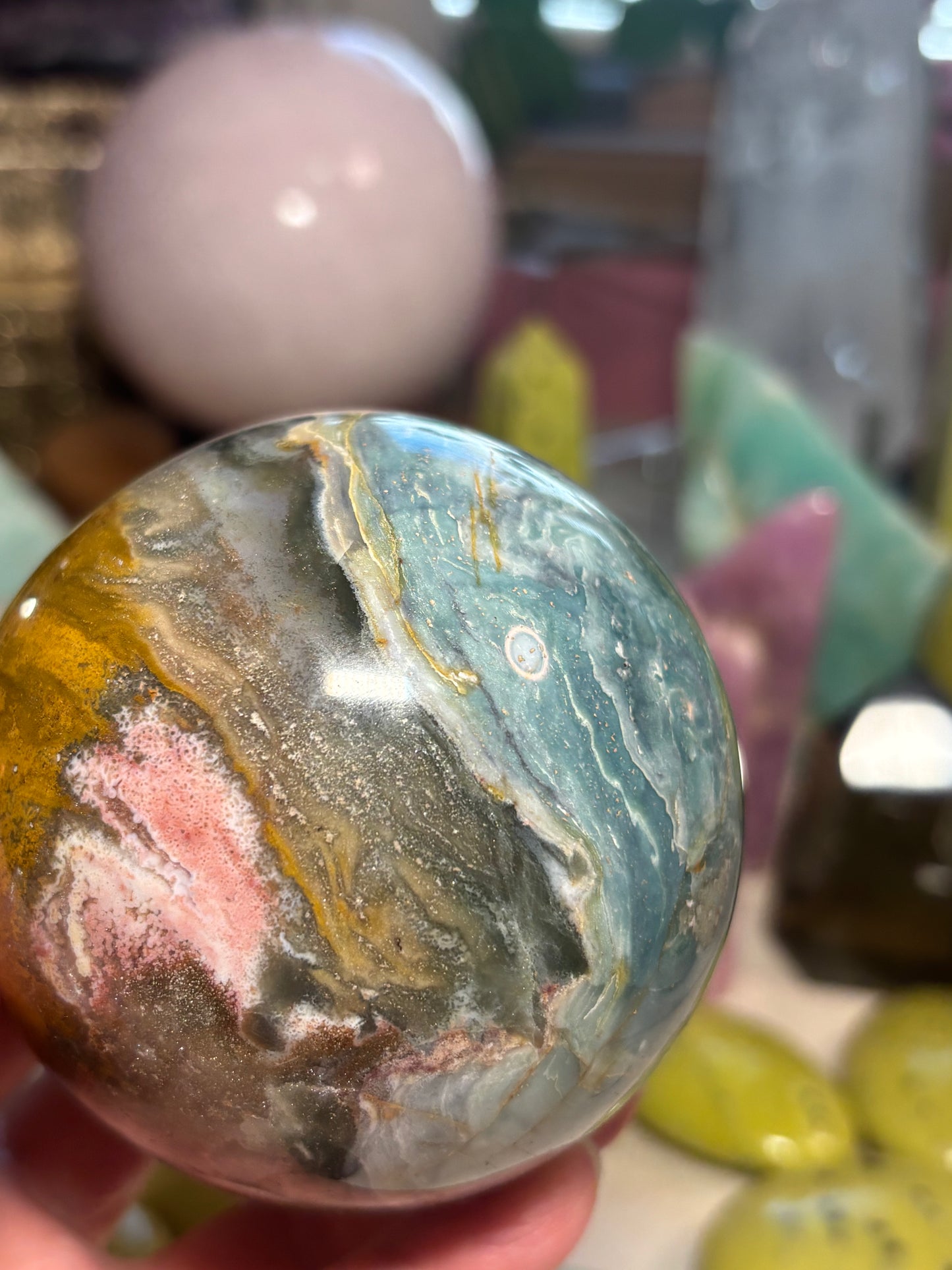 Sea Jasper Sphere - Madagascar