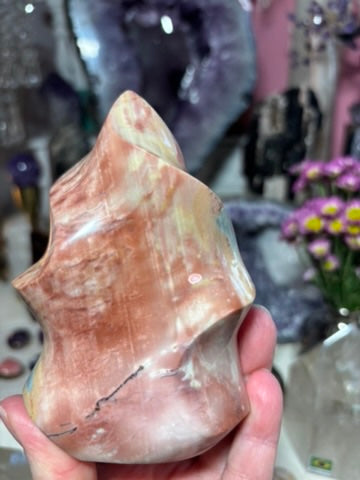 Polychrome Jasper Flame | Madagascar