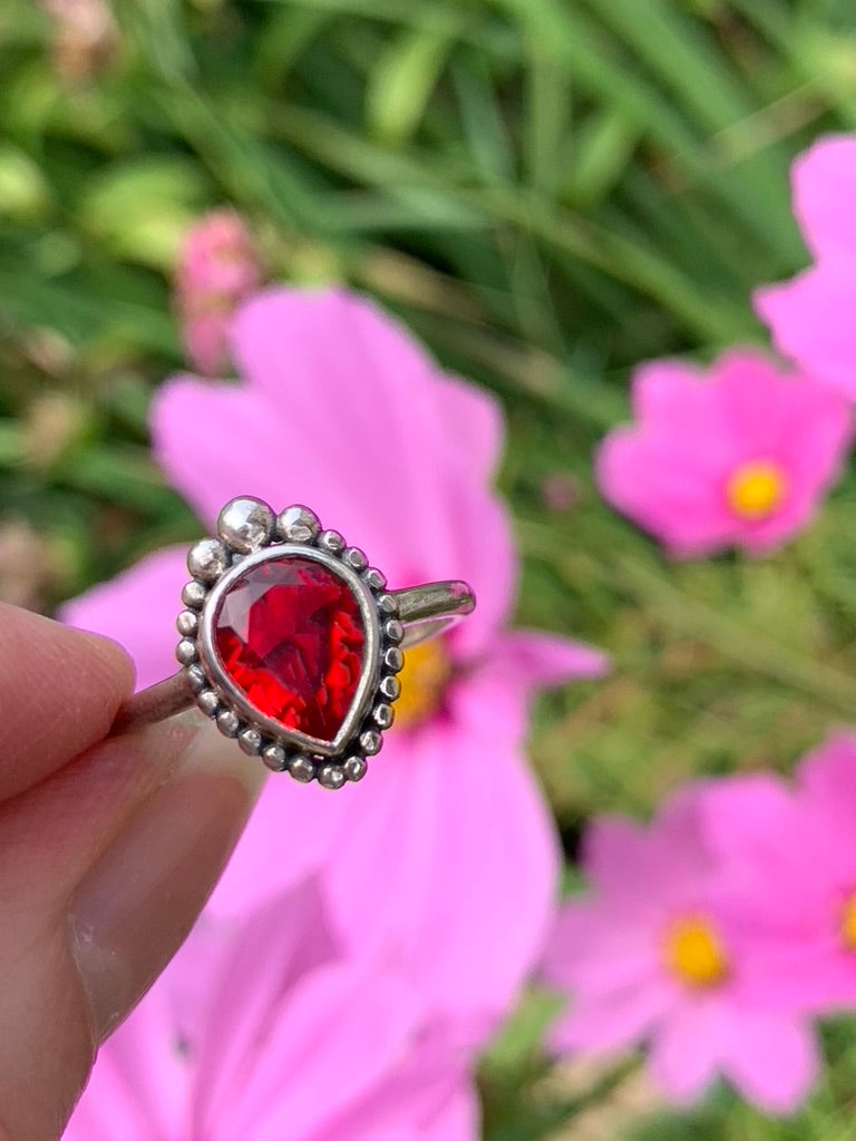 Garnet Ring size 8