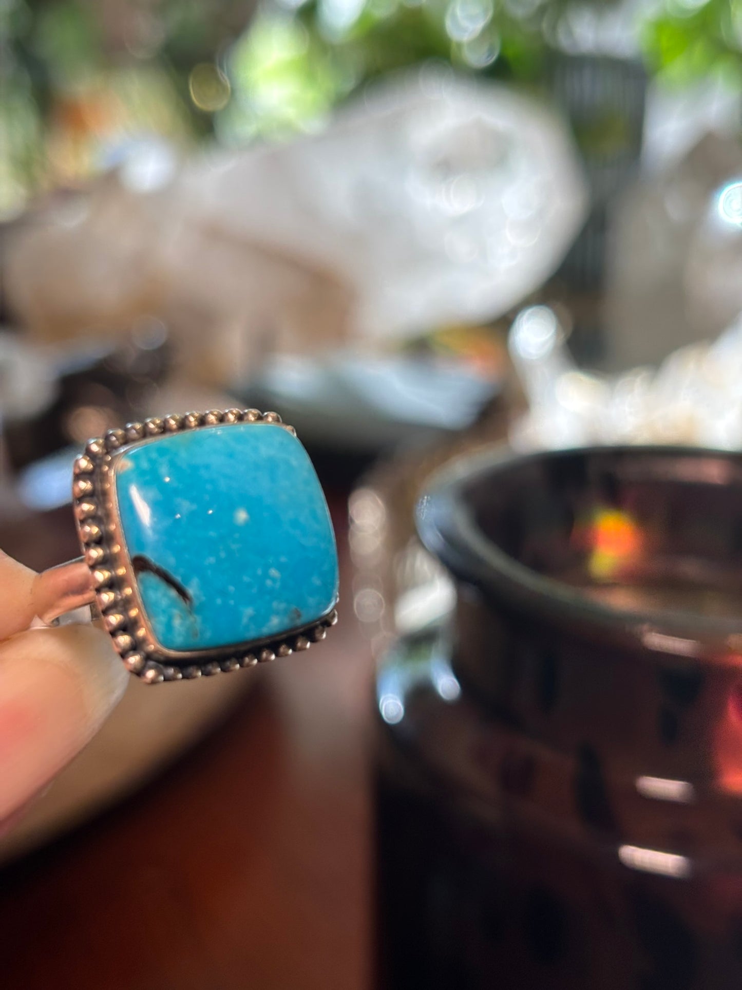 Turquoise Ring size 8