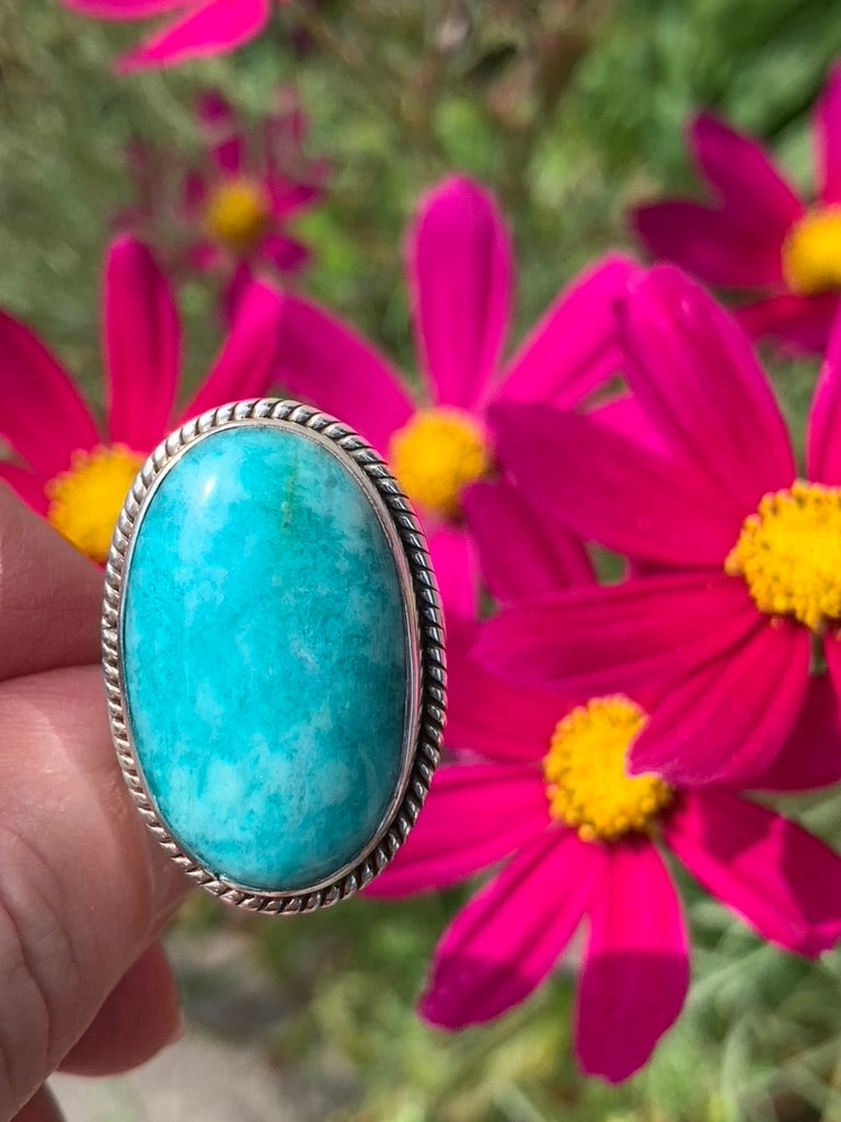 Amazonite Ring size 8.5