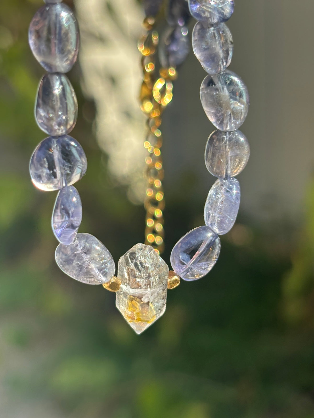 The Visionary | Herkimer Diamond • Iolite