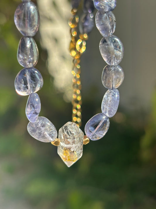 The Visionary | Herkimer Diamond • Iolite