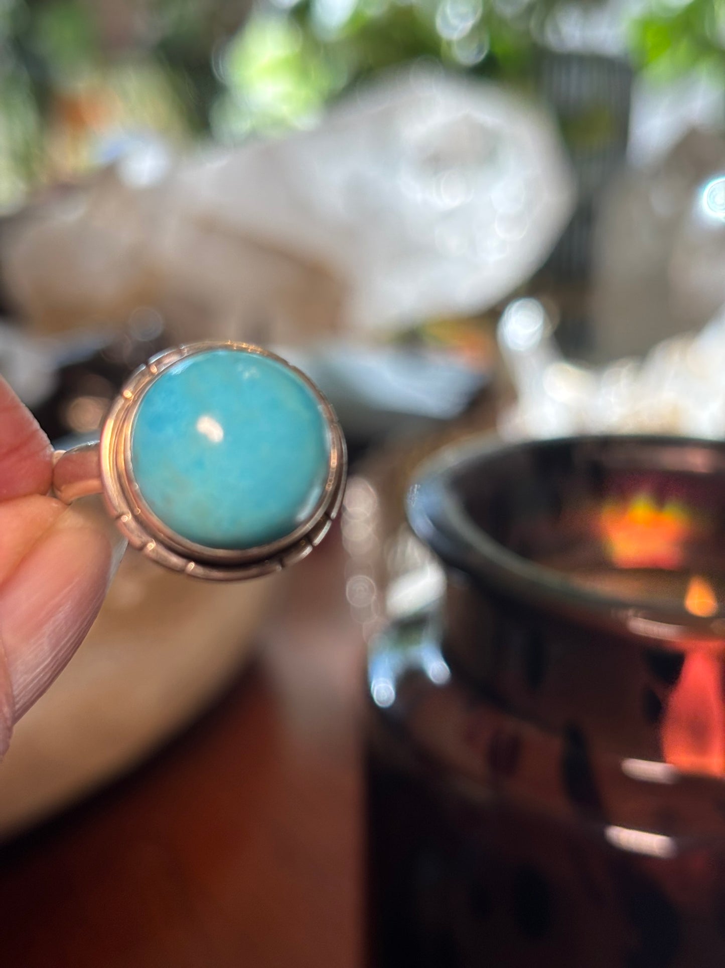 Turquoise Ring size 8