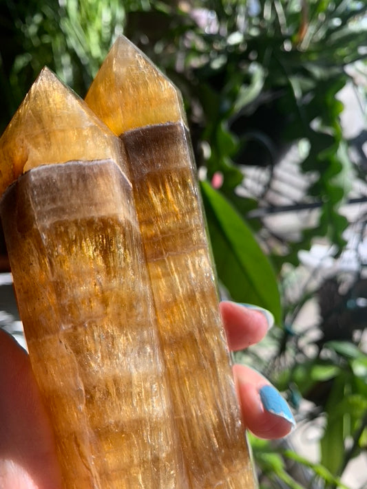 Yellow Fluorite tower