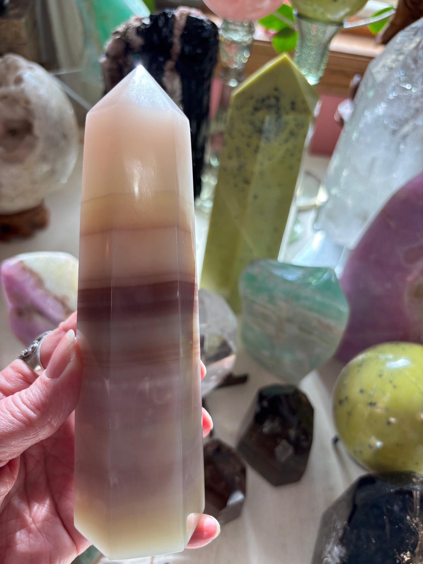 Watermelon Calcite - Generator - Pakistan