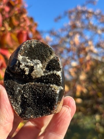 Septarian Druzy Dragon Egg - Madagascar