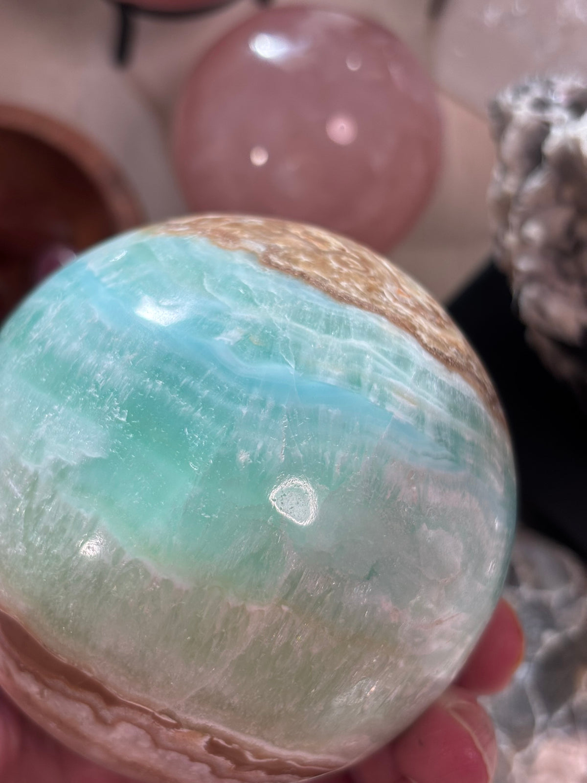 Caribbean Calcite - Sphere