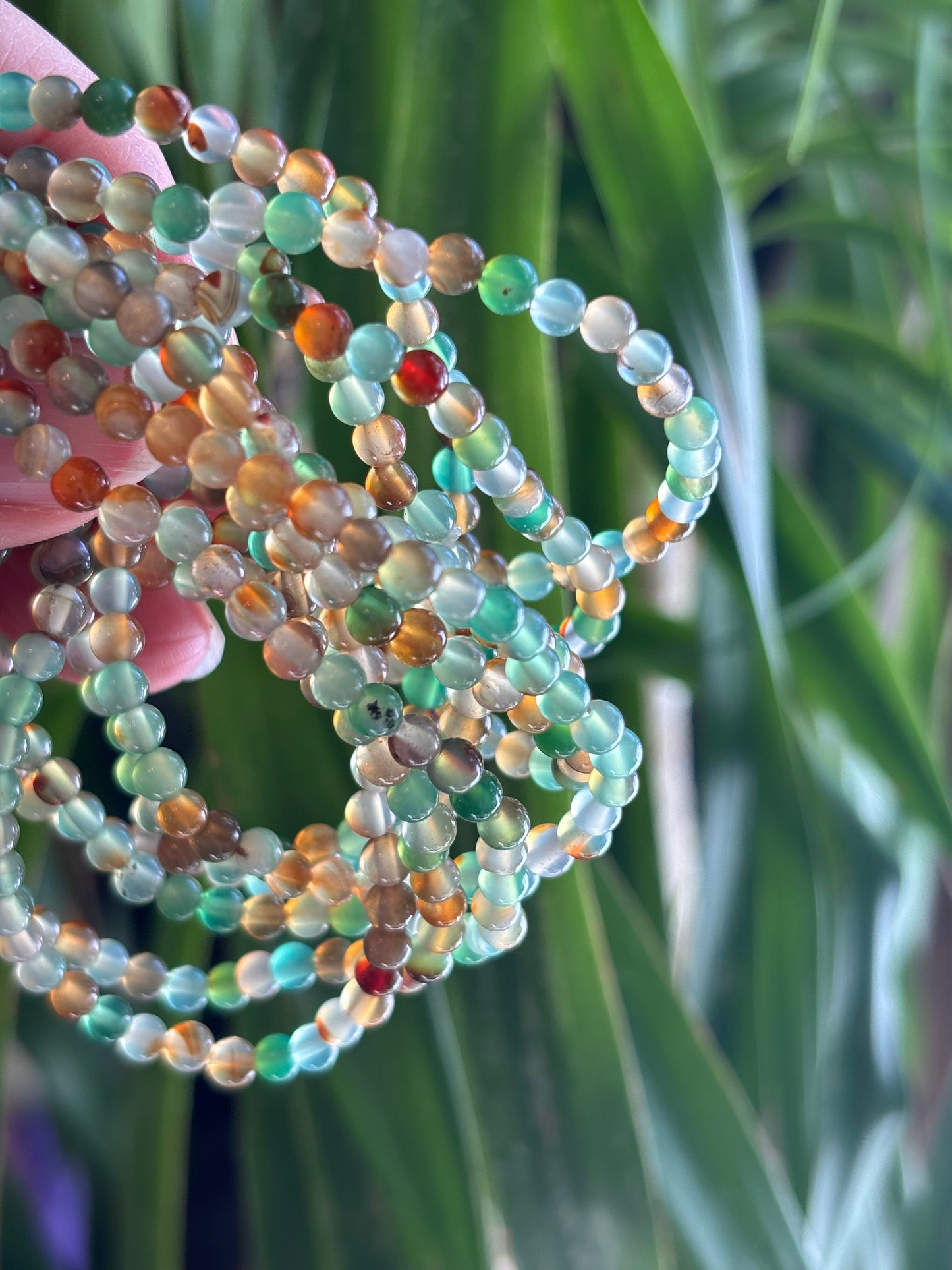 Peacock Agate Bracelet