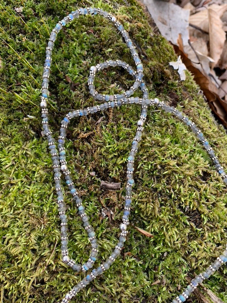 Labradorite beaded necklace - PENDANT NOT INCLUDED