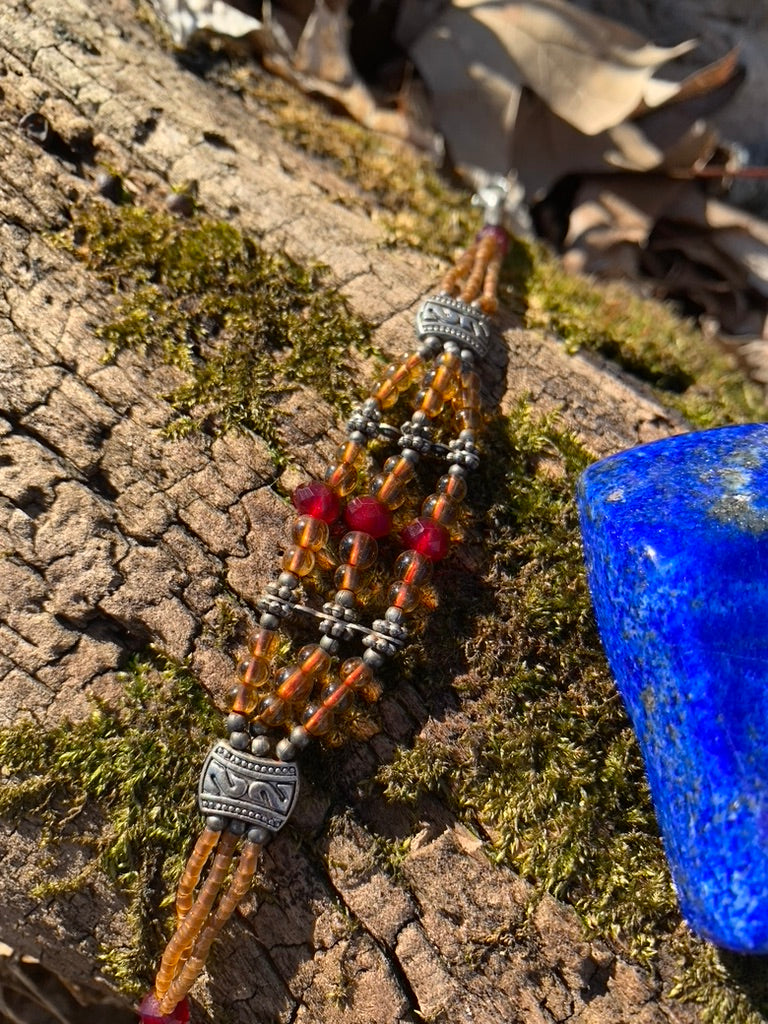 Glass beaded bracelet - Afghanistan