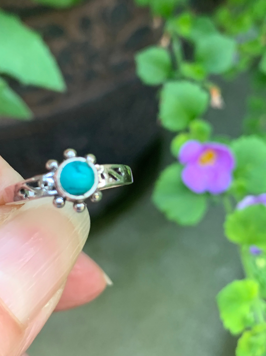 Howlite Ring Size 4