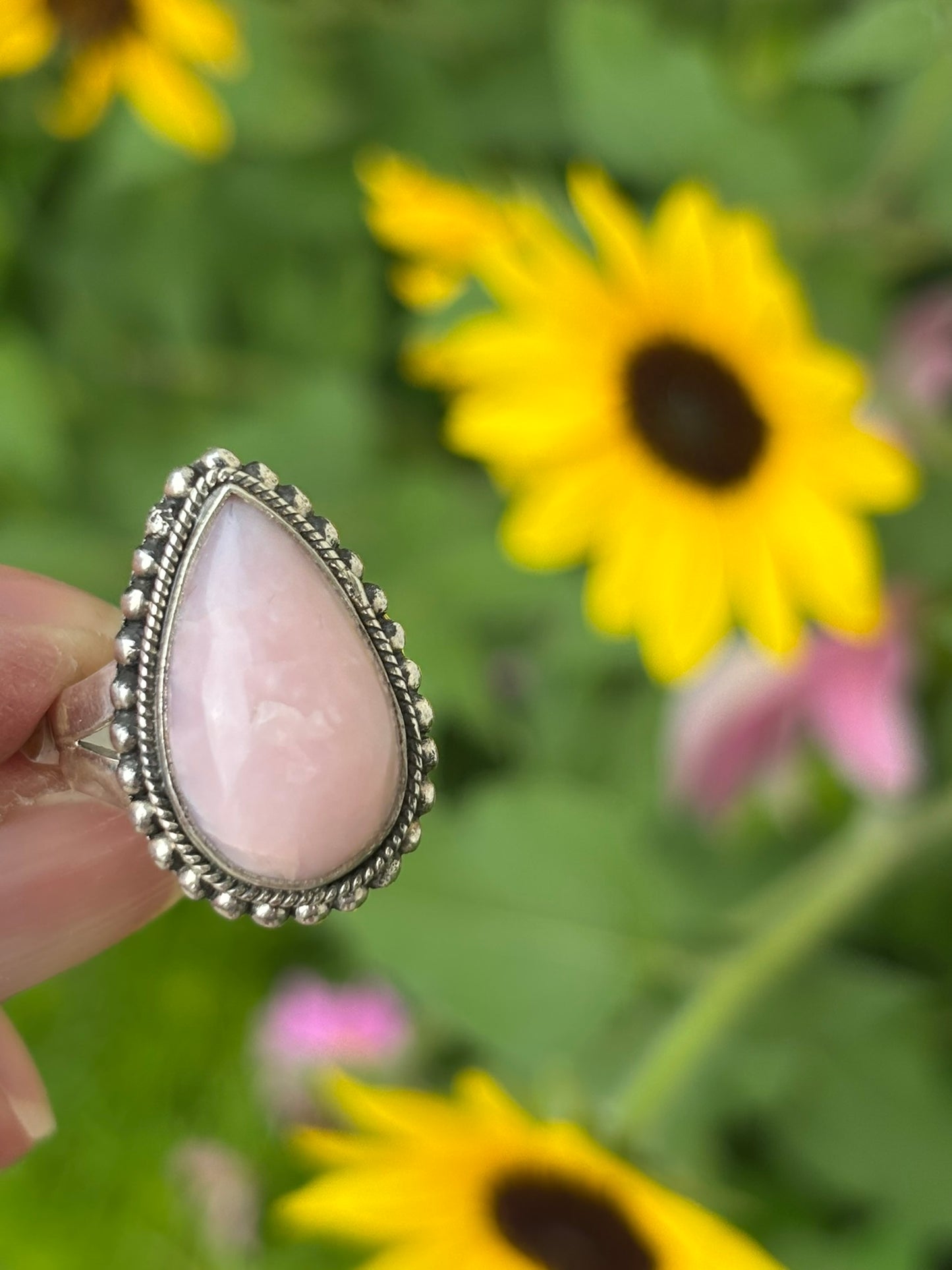Pink Opal Ring size 7