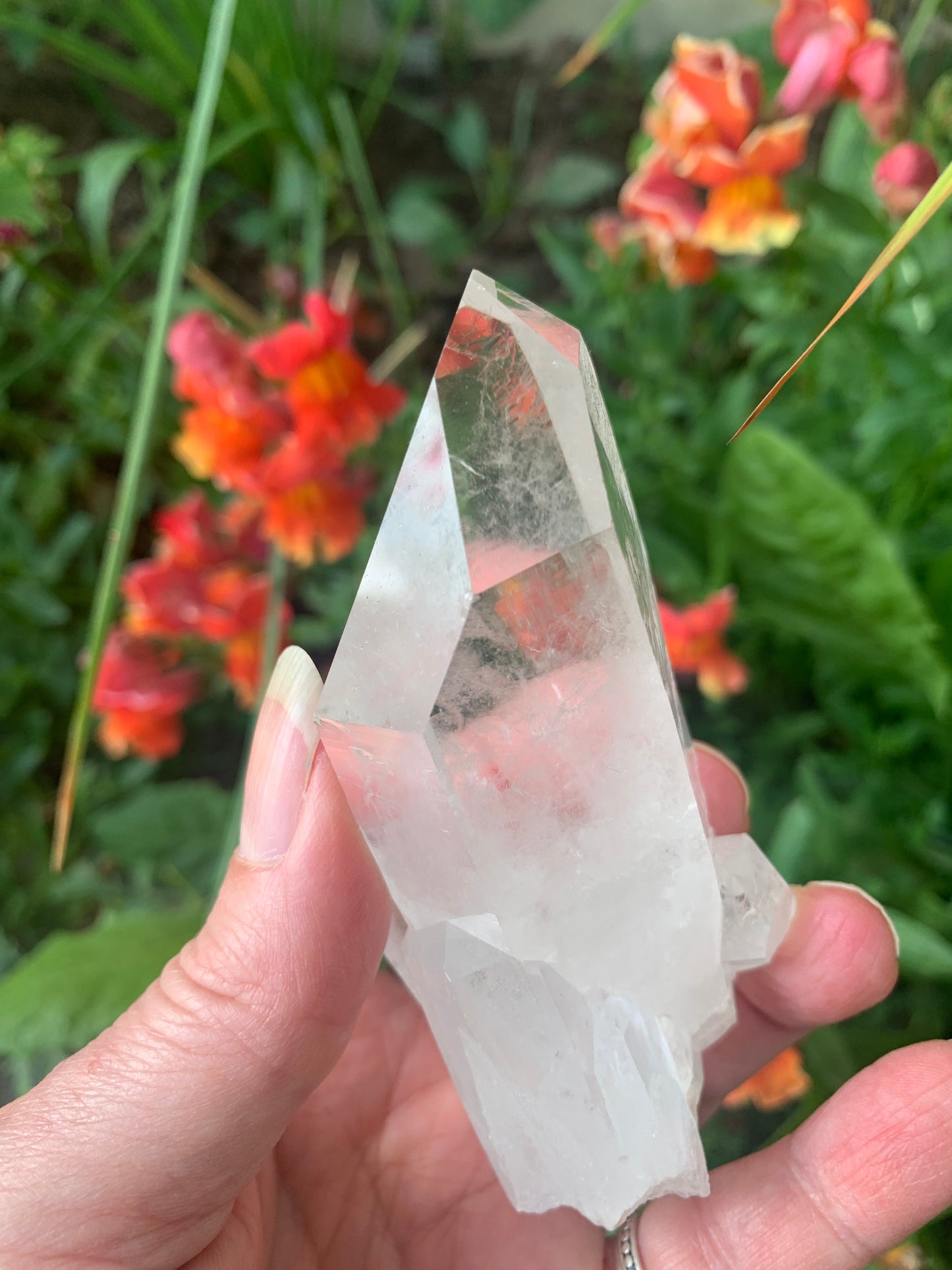 Rainbow Quartz Cluster