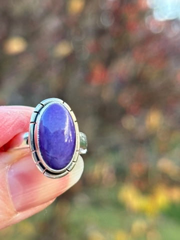 Charoite Ring size 7