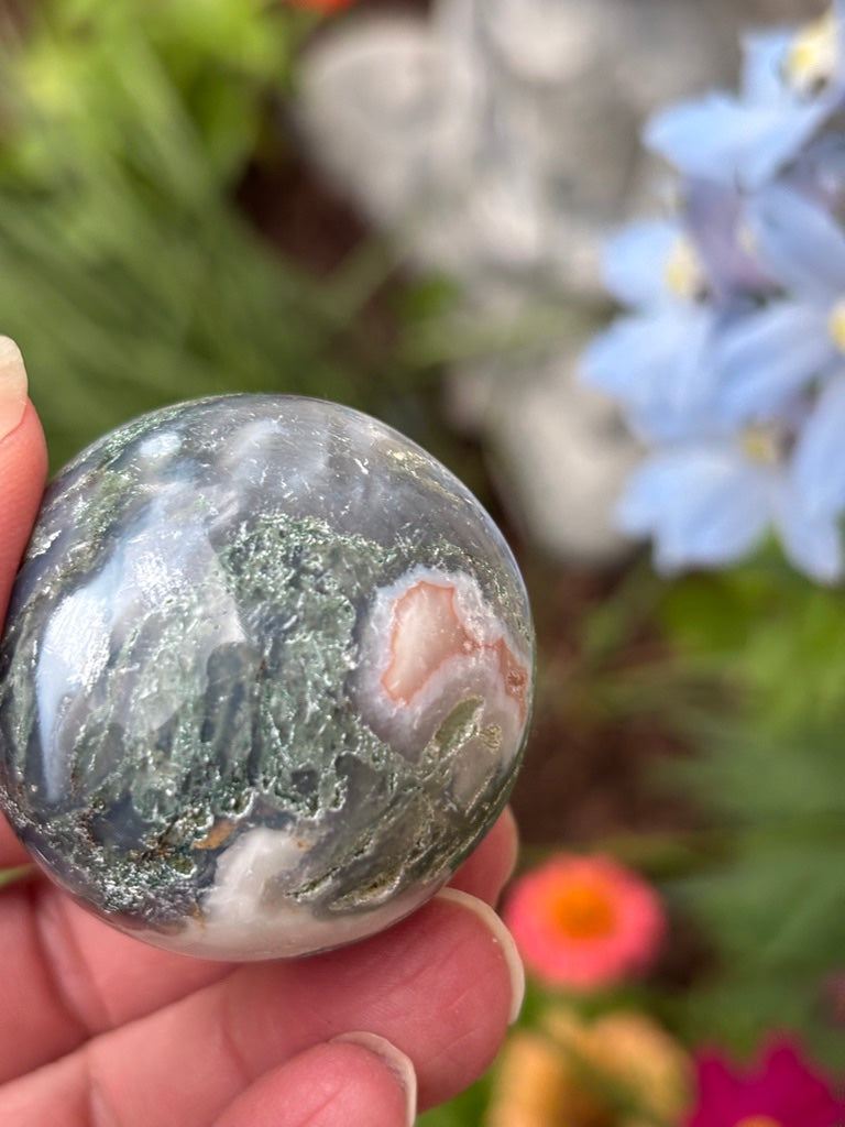 Moss Agate - Sphere