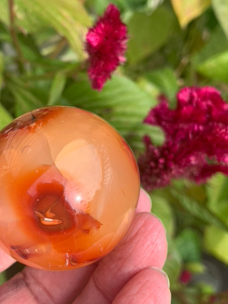 Carnelian Sphere - Madagascar