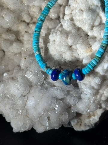 Reef — American Turquoise, Lapis Lazuli, and Chrysocolla
