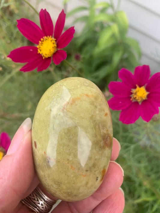 Green Opal Palm Stone