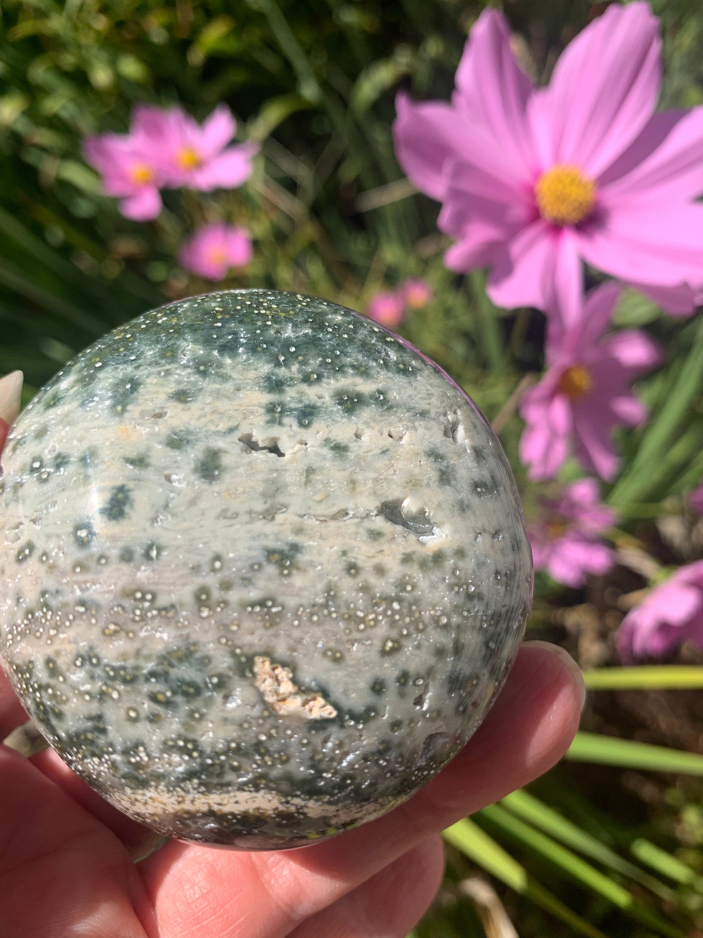 Ocean Jasper Gallet - Green Vein - Madagascar