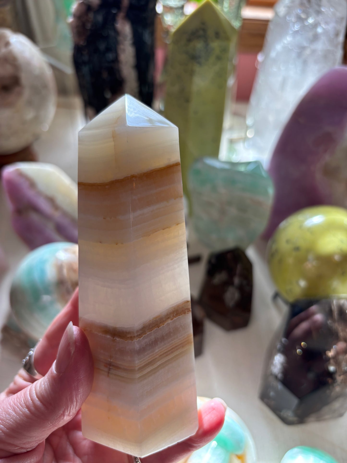Watermelon Calcite - Generator - Pakistan