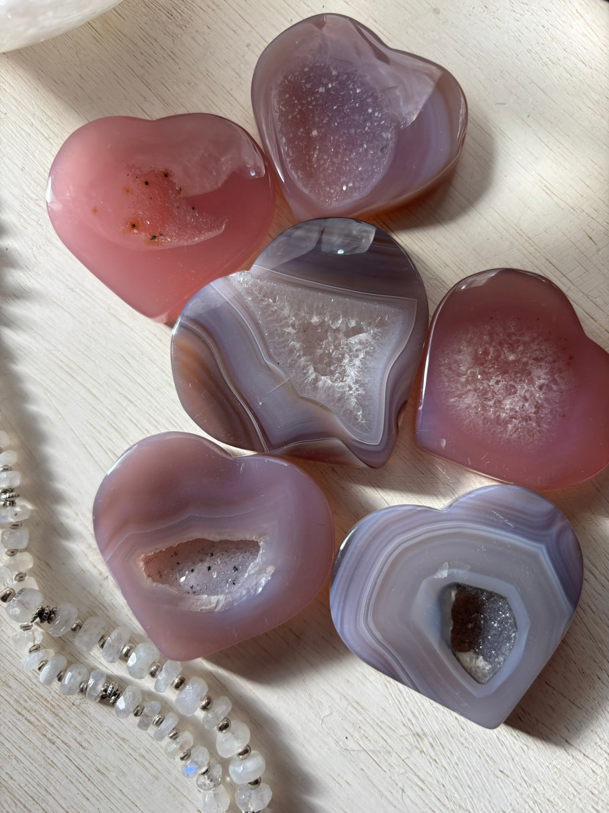 Druzy Agate - Heart