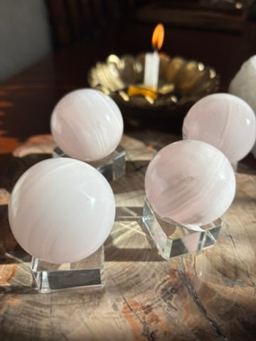 Mangano Pink Calcite - sphere - Pakistan