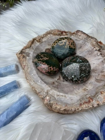 Kabamby Ocean Jasper - Palm Stone - Madagascar