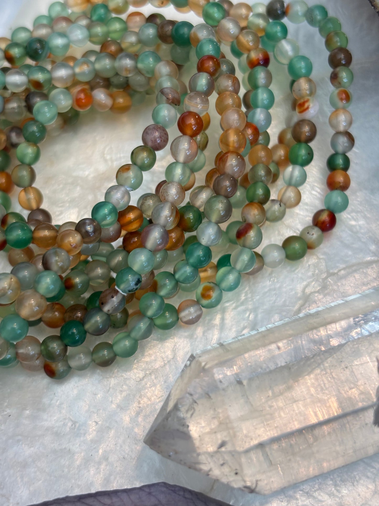 Peacock Agate Bracelet