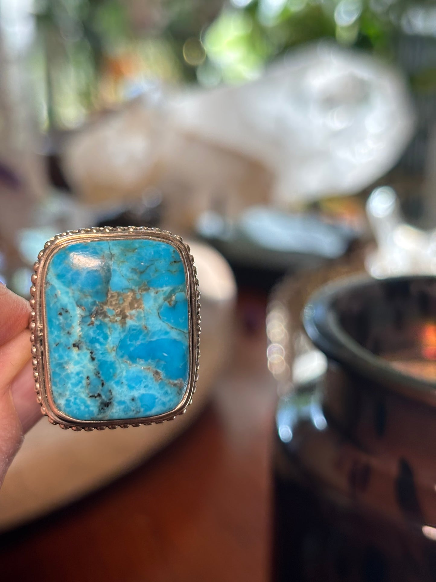 Turquoise Ring size 9.5